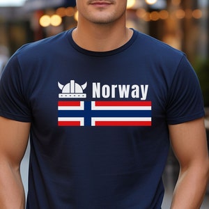Norway Shirt, Norway Viking Helmet Shirt, Norwegian Flag Shirt, Viking Shirt, Scandinavian Shirt, Norway Lover Shirt, Norwegian Heritage Tee