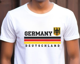 Germany Shirt, Deutschland Shirt, German Flag Shirt, German Coat of Arms Shirt, Germany Lover Gift, German Pride Shirt, German Heritage Tee