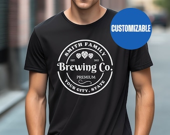 Custom Brewer Shirt, Custom Homebrew Shirt, Gift For Homebrewer, Craft Beer Shirt, Custom Father's Day Shirt, Beer Lover Shirt, Beer Making