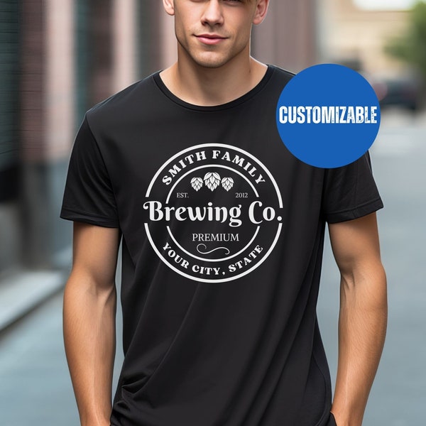 Custom Brewer Shirt, Custom Homebrew Shirt, Gift For Homebrewer, Craft Beer Shirt, Custom Father's Day Shirt, Beer Lover Shirt, Beer Making