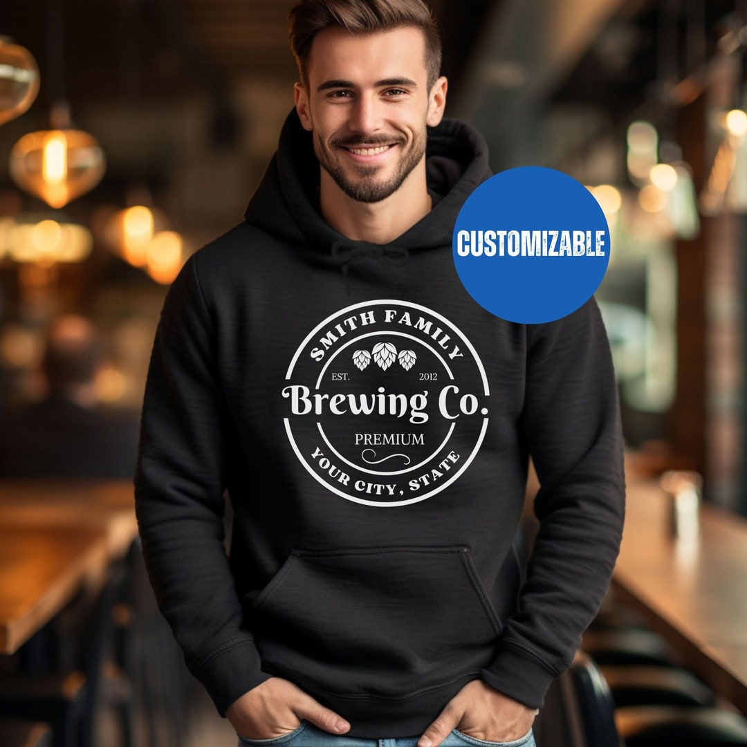 Craft Beer Pattern Print Men Women Pullover Hoodie main image 1