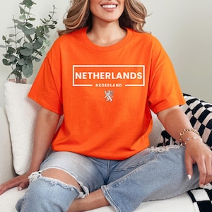 Netherlands Shirt, Holland Shirt, Dutch Flag Shirt, Nederland Shirt, Dutch Lion Shirt, Dutch Pride Shirt, Dutch Heritage Shirt, Holland Tee