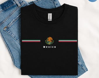 Mexico Shirt, Mexican Flag Shirt, Mexican Coat of Arms Tee, Mexican Pride Shirt, Mexico Apparel, Viva Mexico Shirt, Hispanic Heritage Gift