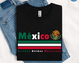 Mexico Shirt, Mexican Flag Shirt, Estados Unidos Mexicanos Tee, Mexican Pride Shirt, Mexican Eagle Tee, Mexican Roots, Mexico Apparel