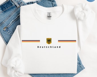 Germany Sweatshirt, Deutschland Sweatshirt, German Flag Sweatshirt, German Eagle Shirt, German Heritage Gift, German Apparel, German Pride