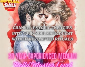 Love's Blueprint: Channel Psychic Energies into Your Soulmate Quest with Handcrafted Rituals, Candle Glow, and Bay Leaves Blessings! |summon