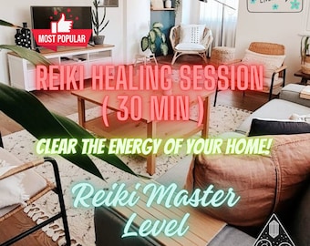 Reiki-genezing om de energie van uw thuissessie te zuiveren (30 min) Dezelfde dag - Onmiddellijke transformatie binnen 24 uur! | Spirituele energie