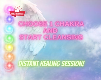 Cleanses 1 chakra of your choice | Choose 1 chakra and start cleansing | Chakra Distant Healing Session: Embrace the Power of |  10 min.