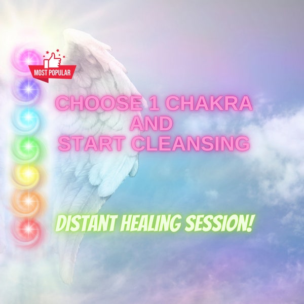 Cleanses 1 chakra of your choice | Choose 1 chakra and start cleansing | Chakra Distant Healing Session: Embrace the Power of |  10 min.