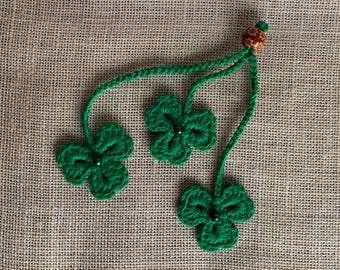 Shamrock Car Charm for St. Patrick's Day, Wedding Favors, Lucky Green Decoration, St Patrick, Saint Patrick, Party Decor, Cheap Gift