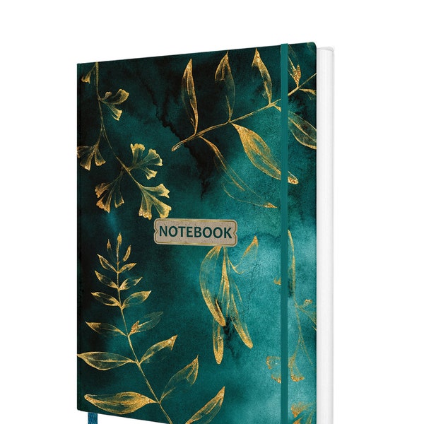 A5 Notebook, Hard cover, Squared 192 pages, Multicolor, 21 x 15 cm, Paper 70 GSM, Elastic closure