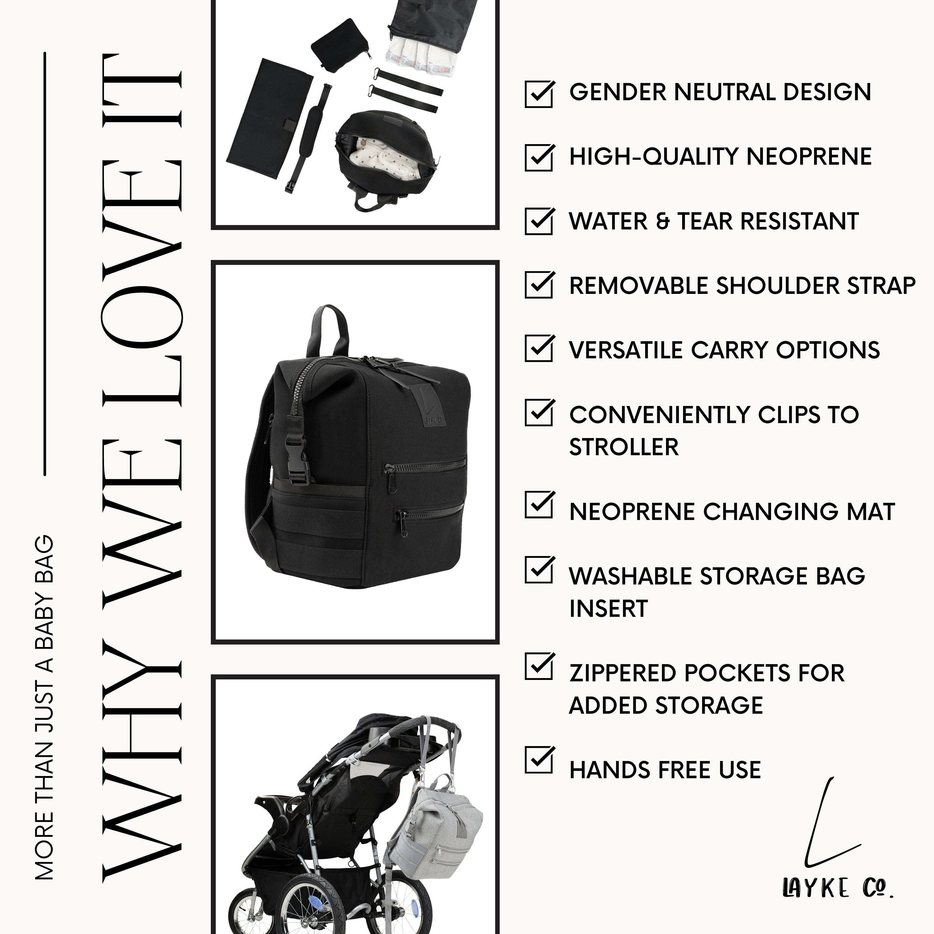 Gender neutral diaper bags 2025