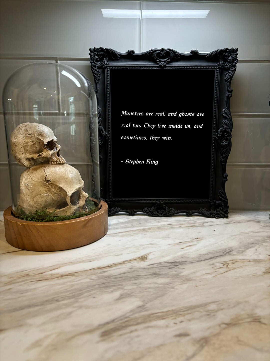 Monsters Are Real Quote, Stephen King - Etsy