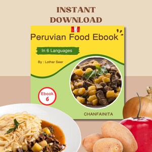 PDF Kochbuch 6 Sprachen,Einfache Rezepte,Rezeptbuch,Kochideen,Handgemacht Lebensmittel,Bio Essen,Handgemacht Kochen,Buch Essen