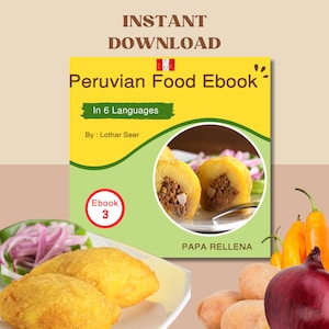 PDF Kochbuch 6 Sprachen,Einfache Rezepte,Rezeptbuch,Kochideen,Handgemacht Lebensmittel,Bio Essen,Handgemacht Kochen,Buch Essen