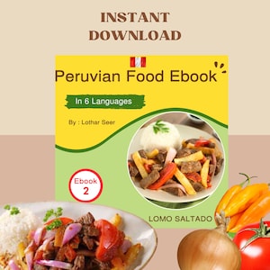 PDF Kochbuch 6 Sprachen,Einfache Rezepte,Rezeptbuch,Kochideen,Handgemacht Lebensmittel,Bio Essen,Handgemacht Kochen,Buch Essen