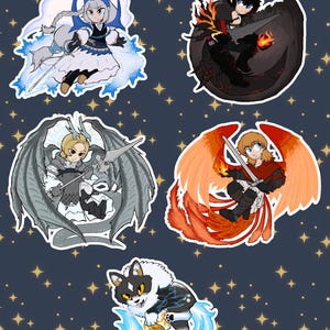 FFXVI Semi-Primed Vinyl Stickers