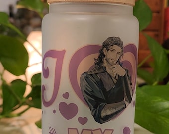 Gale - Baldur&#39;s Gate - BG3 - I Love my Girlfriend - Custom Glass Tumbler - Wizard of Waterdeep