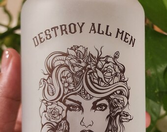 Medusa Glass Can - Custom Tumbler