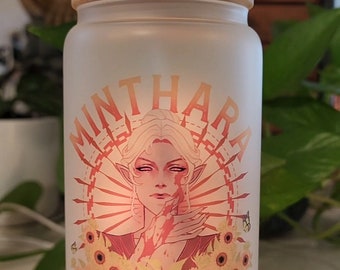 Minthara - Baldur&#39;s Gate - Custom Glass Cup