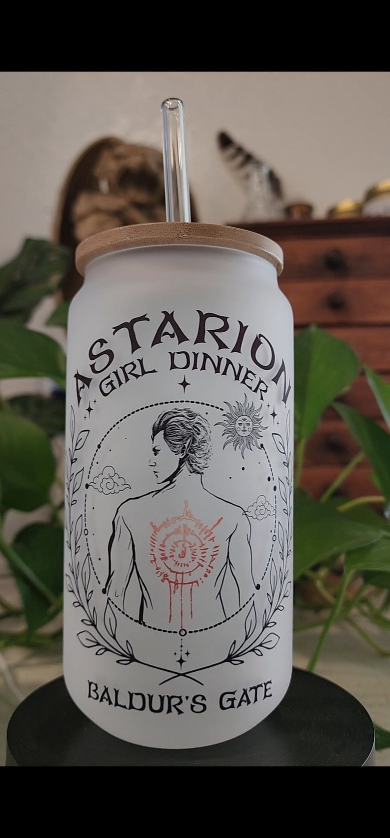 Girl Dinner Astarion Tattoo Baldur's Gate Custom Etsy Australia