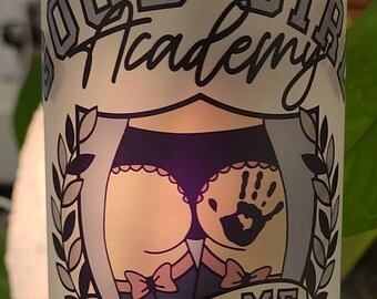 Good Girl Academy - Smut Romance Reader - Adult Book Gift - Bookish - Booktok Custom Frosted Glass Tumbler Cup