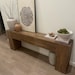 Modern Rustic Console Table - Etsy