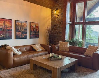 Modern Rustic Coffee Table,  Designer-Inspired Living Room Furniture, Custom Handmade Center Table