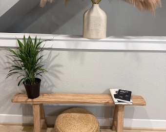 Reclaimed Wood Noodle Bench, Entryway Seating
