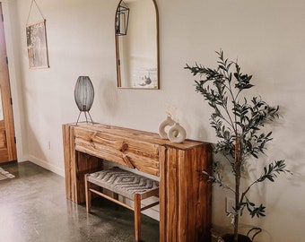 Modern Rustic Console Table