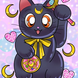 Sailor Moon Luna Postcard