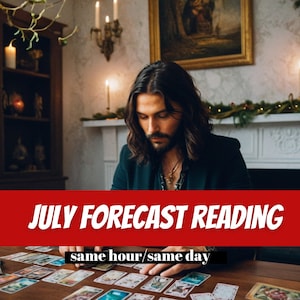 Previsão de julho na mesma hora, leitura às cegas, leitura de cartas de tarô, leitura no mesmo dia, leitura média, leitura de previsão mensal por Nico.