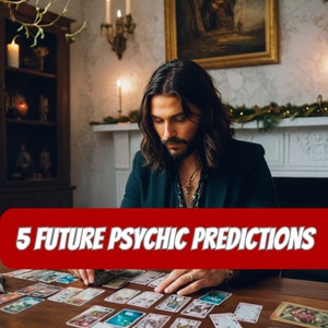 5 Lectura de predicción psíquica futura, Pronóstico 2024, Lectura detallada del tarot, Lectura de cartas del tarot, Lectura de adivino, Lectura el mismo día