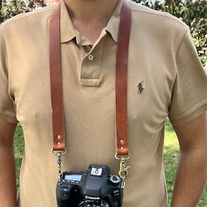 Personalized Leather Camera Strap Valentine Gifts,Photographer Gifts, Handmade Leather Camera Straps,Gift For Him,Gift For Anniversary Canon
