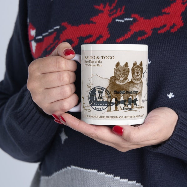 Balto Coffee Mug Perfect Gift Dog Lovers Nostalgic Gift For Coffee Lovers Balto Cup Birthday Gift History Lover Winter Cup Gift