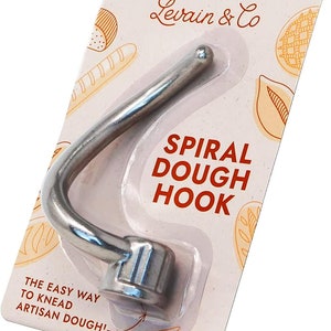 Stainless Steel Spiral Dough Hook Suitable Mixer Attachments