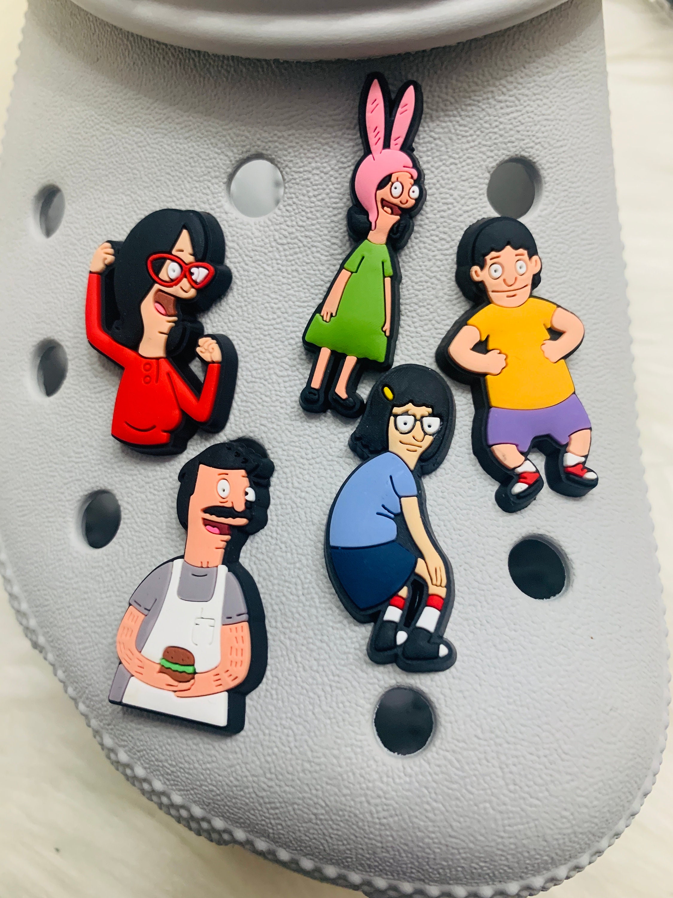 Bob's burgers croc charms hot sale