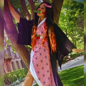 Anime Cosplay Slayer Kimono Costume - Outfit for Anime Conventions and Events