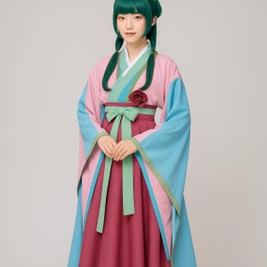 Anime Cosplay Slayer Kimono-Outfit - Costume for Anime Conventions and Events