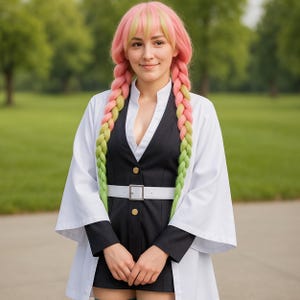 Anime Cosplay Slayer Kimono-Outfit - Costume for Anime Conventions and Events