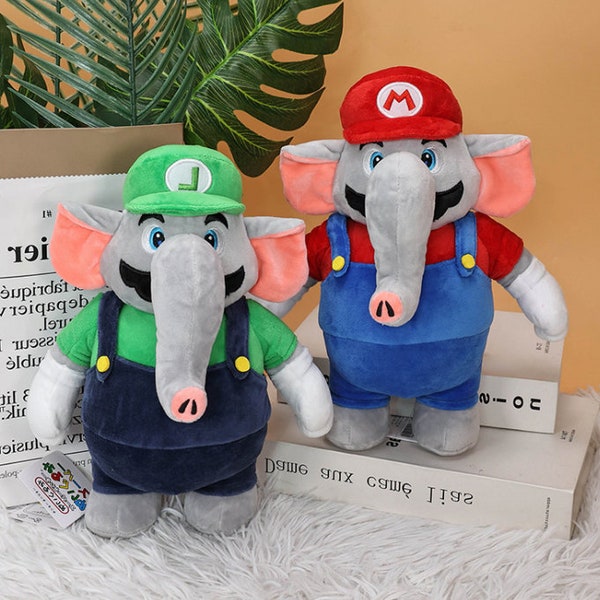 Wonder Elephant Mario Luigi Super Mario Plush Toy 30 cm