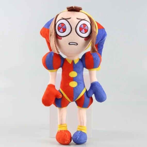 Custom Plush Pomni the Amazing Digital Circus, Toy Made From Drawing,  Commissioned Plush, Made to Order,40 Cm 