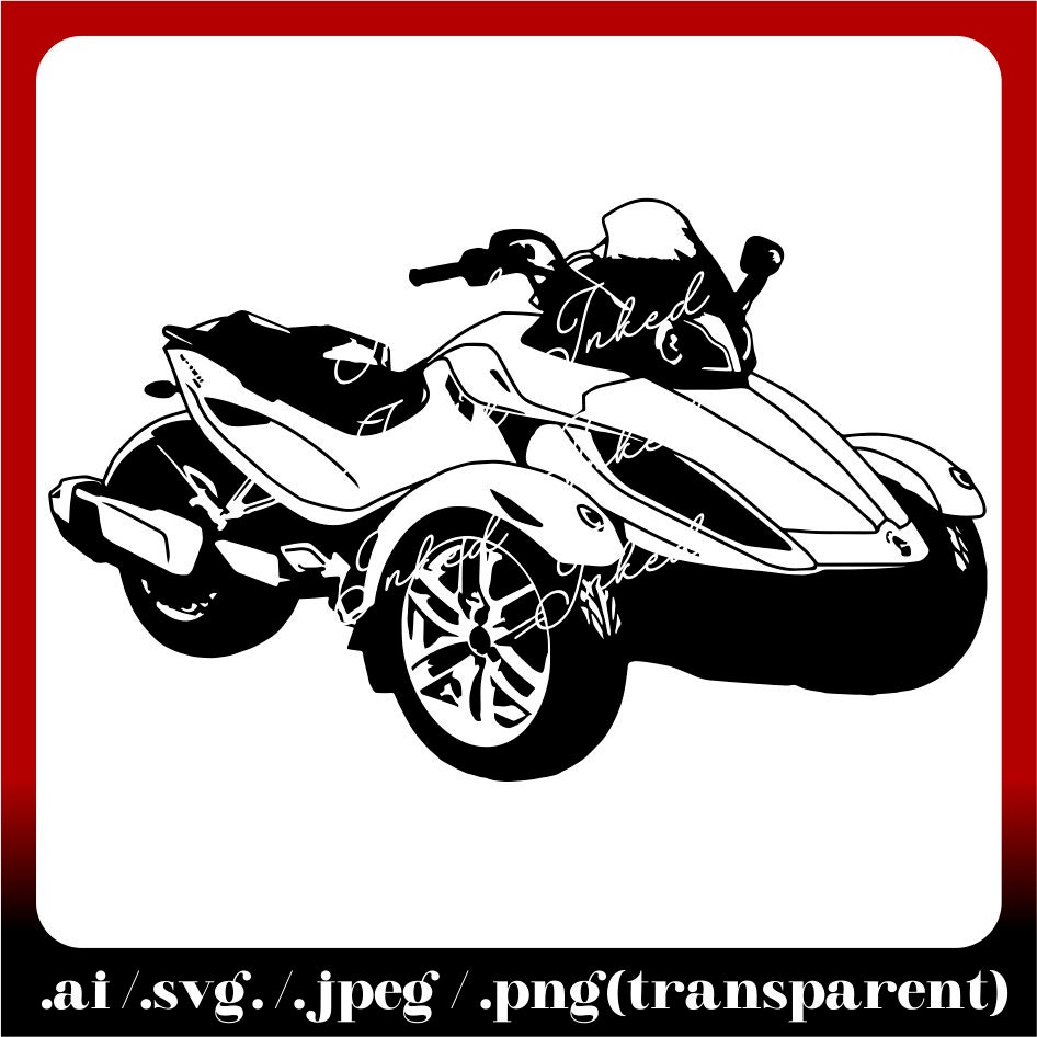 Motorradaufkleber 3D Tankpad Grau Schwarz Kompatibel Mit Can-Am Spyder F3 X510522VA