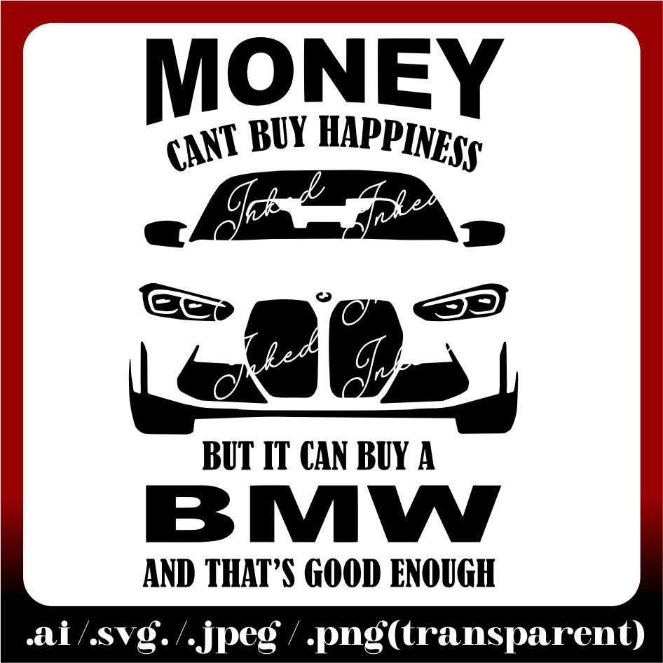 New Funny BMW Humour Funny Parody Car T-shirt Car Tee Top Men's