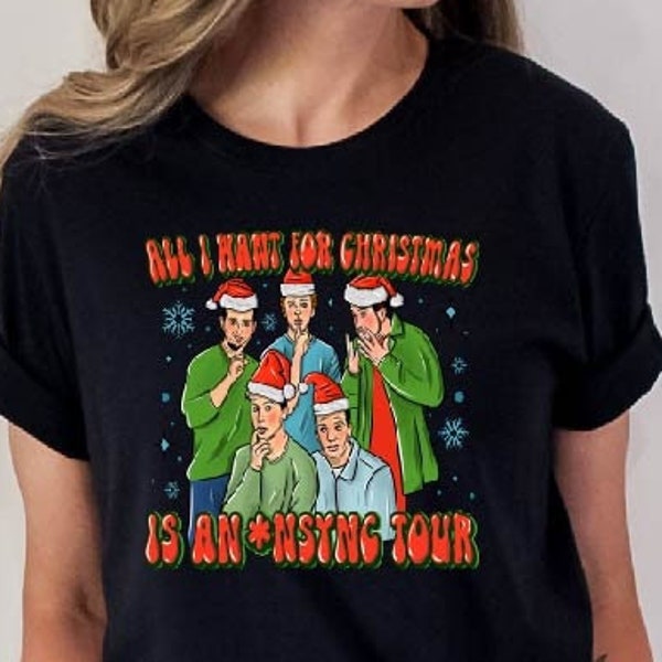 Nsync Fan Shirt,Nsync Tour ,Nsync Christmas,Nsync Fan Tour ,Nsync Shirt,Backstreet Boys,Bye Bye Bye,Its Going to Be Me,Tearing Up My Heart