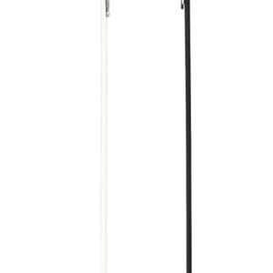 3/8"Dia. White or Black Fiberglass Wand with HD Clip, Various Lengths for Drapery Curtain Rods with Eyelet Rings or Slides/Carriers