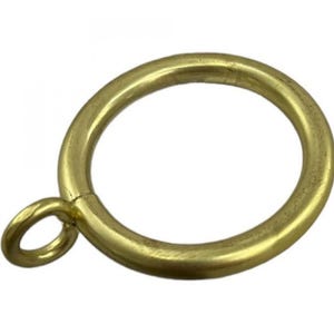 Ring with Eyelet for our 3/4&quot; Dia Cafe Curtain Rod Collection (see other listings for brackets, finials, rods and batons)
