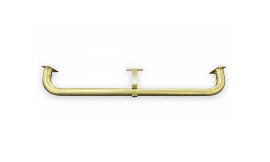 French Radius Rods 1 1/8 French Radius Return Curtain Rod Set - Round or Mitered Returns ...
