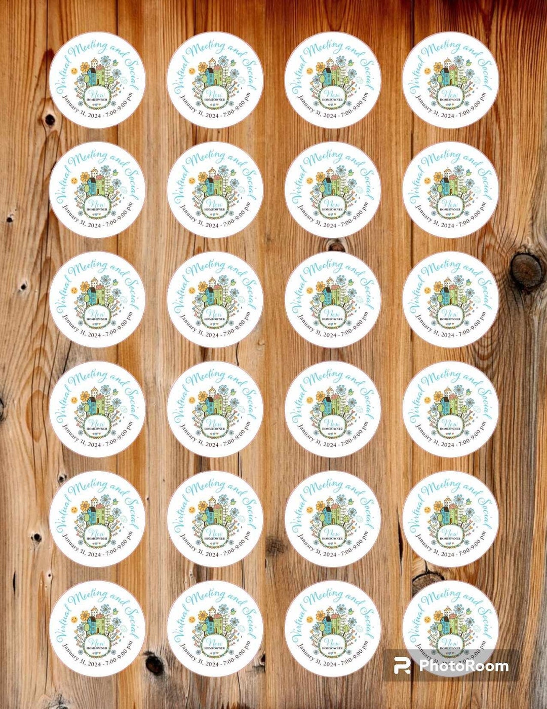 Custom Logo Stickers: Matte Paper Labels on Sheet - Etsy