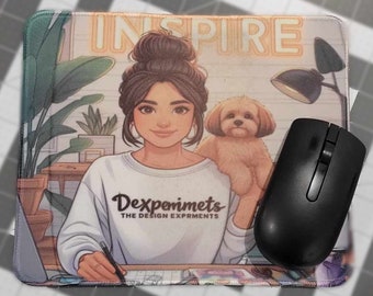 Alfombrillas de ratón personalizadas: añade estilo a tu espacio de trabajo/Diseños personalizados para trabajar y jugar/Regalos únicos - Compra ahora en Etsy